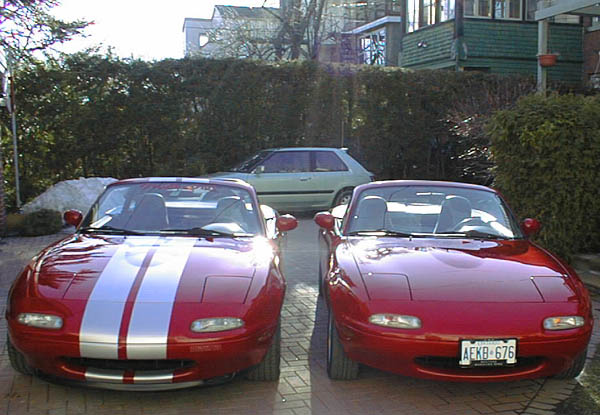 Keith Tanner two of his babies