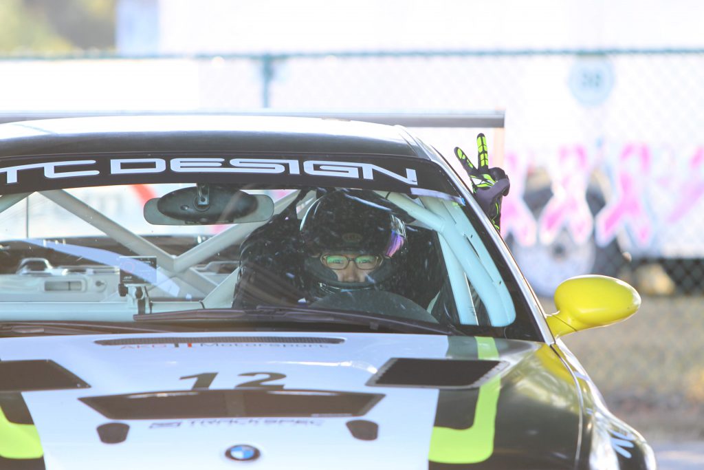 Christina Lam Behind the Wheel