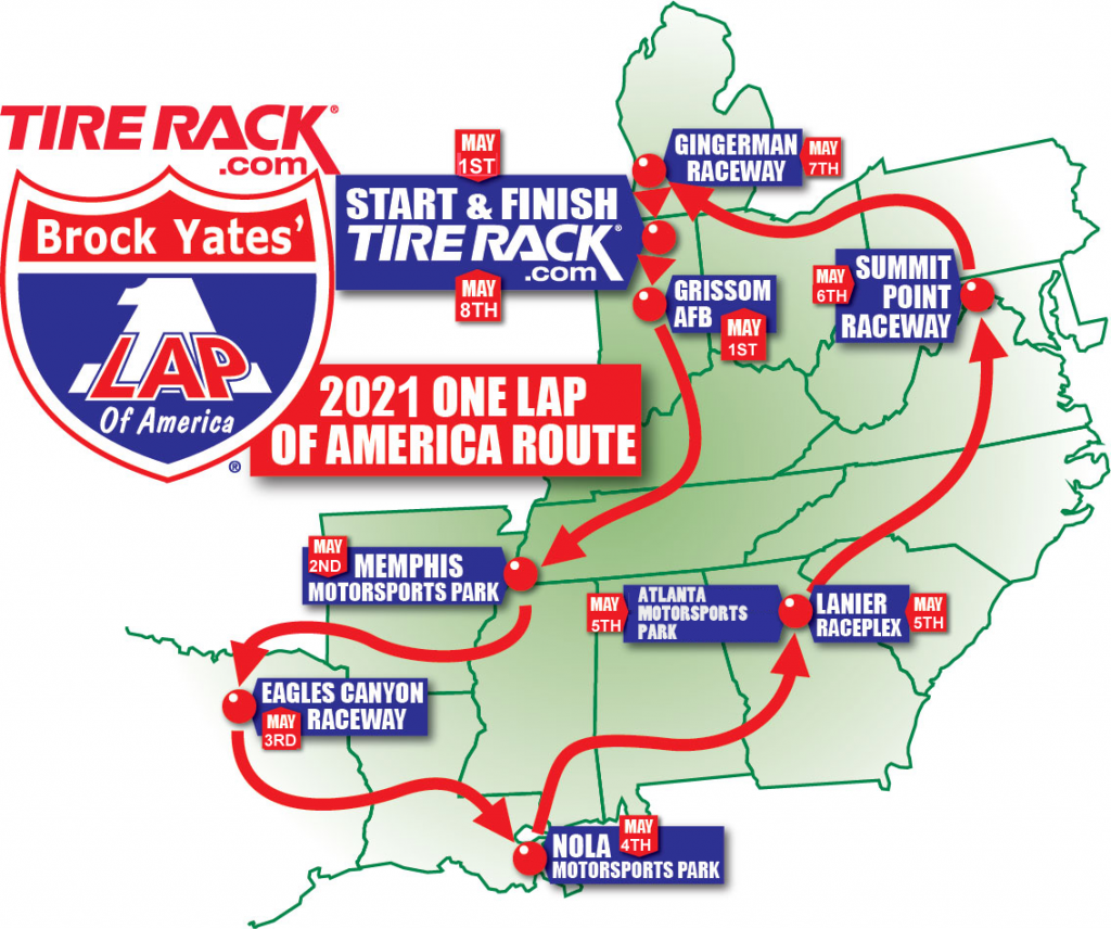 One Lap Of America Course