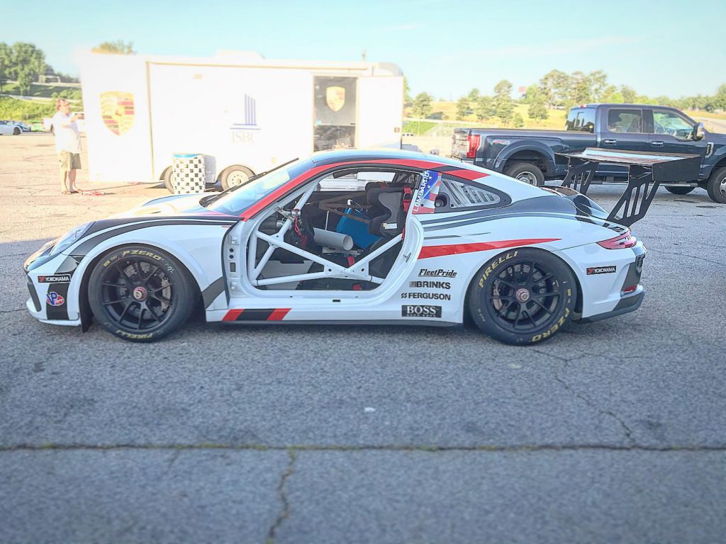 Nine Lives Racing wing on a P car