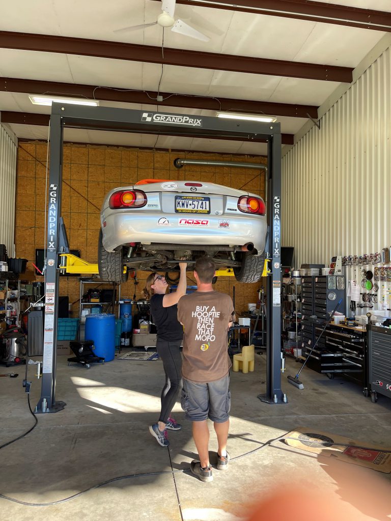 Lift in action