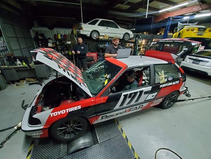 prepping cars